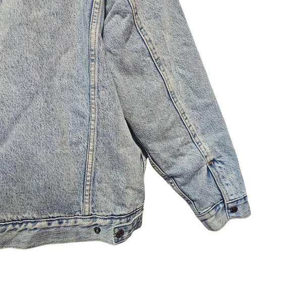 Levi’s dad Sherpa trucker denim‎ jacket size x-small - Picture 6 of 12